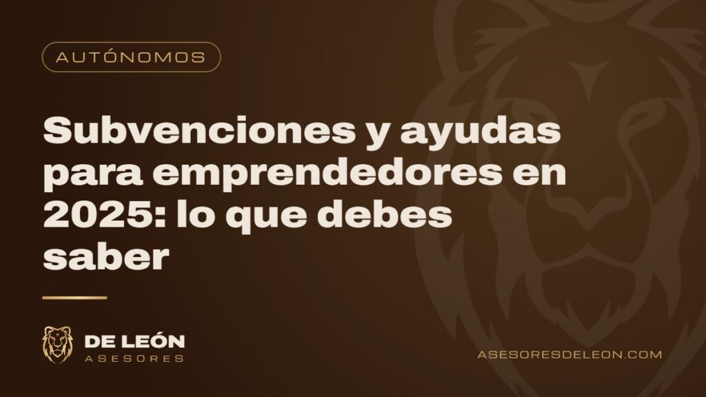 Subvenciones y ayudas para emprendedores en 2025: lo que debes saber
