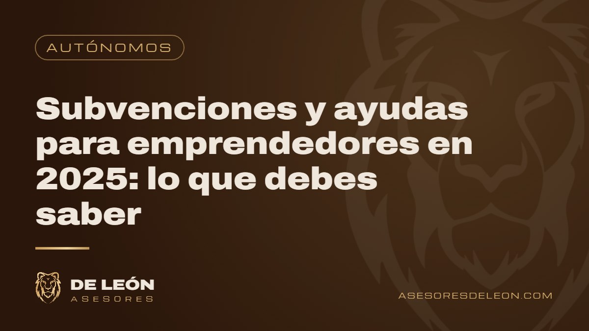 Subvenciones y ayudas para emprendedores en 2025: lo que debes saber